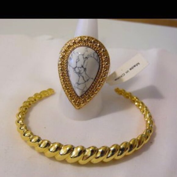 Samantha Willis Bardot Ring & Bronze Cuff Bracelet - Picture 5 of 5